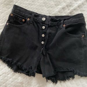 Levi’s Black Denim Shorts